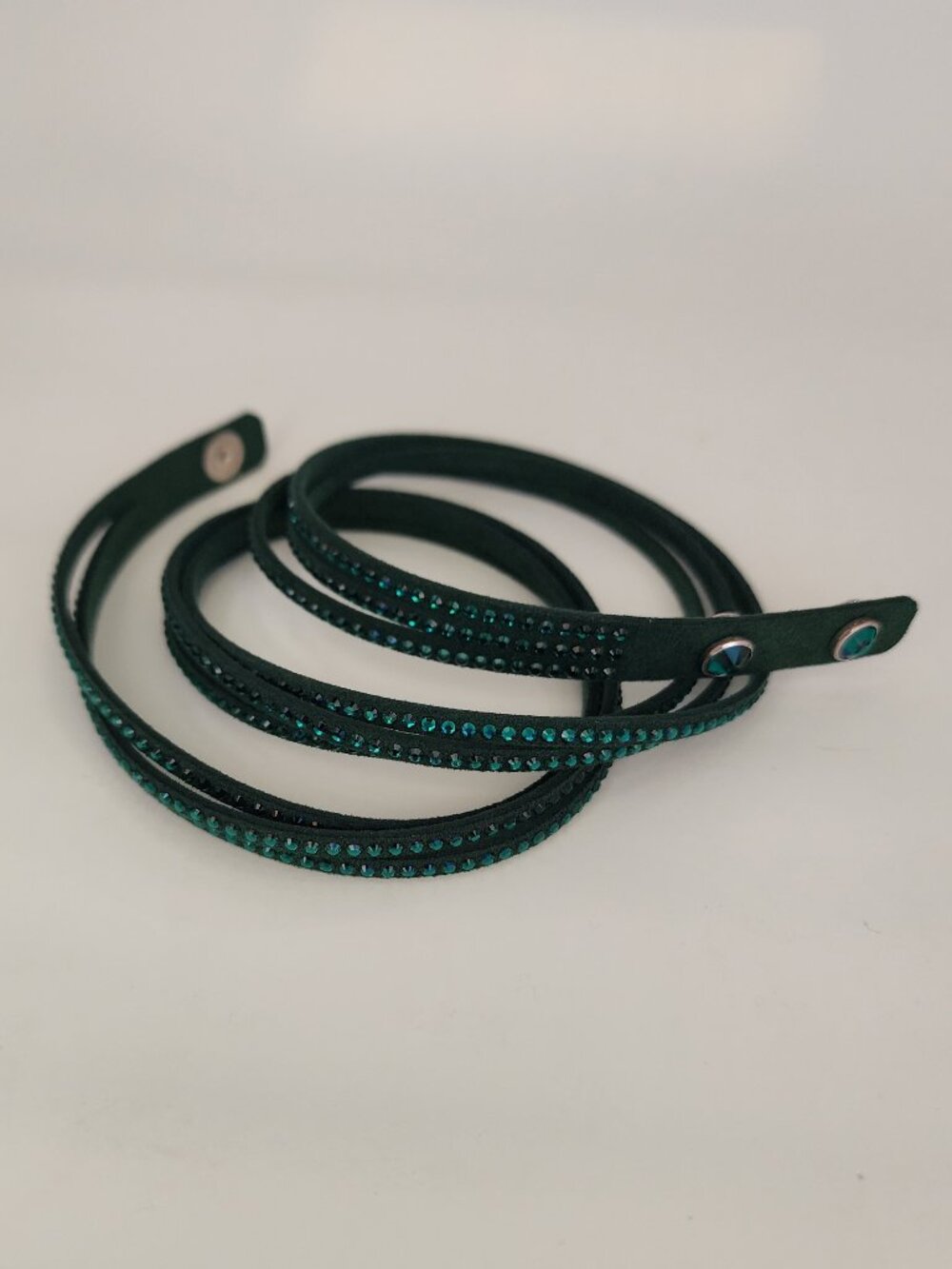 Touchstone Crystal Wrap-Star Bracelet Emerald Green